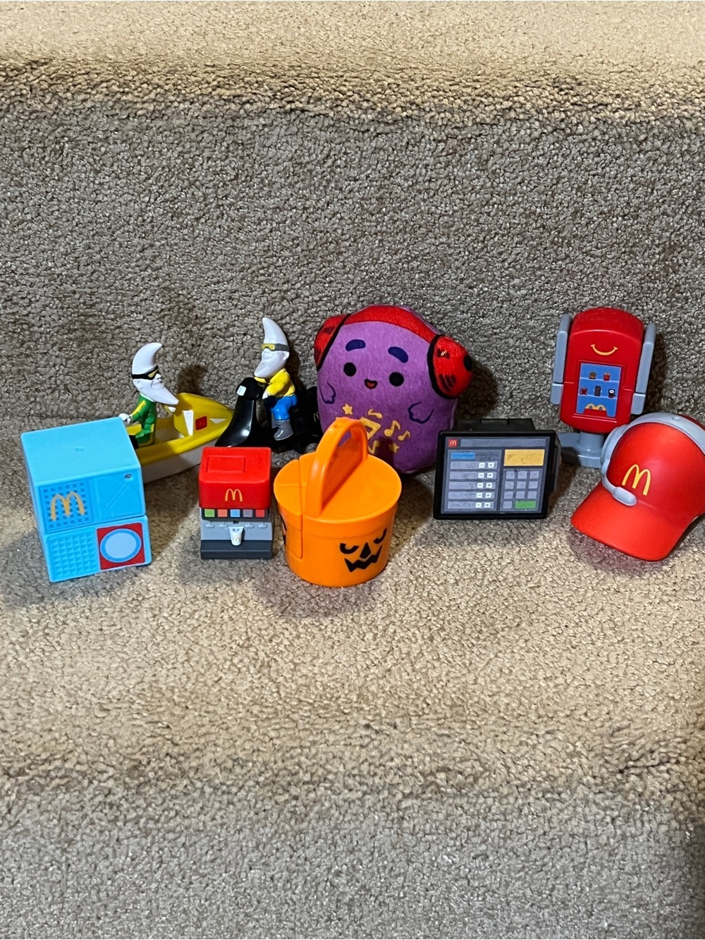 2025 Mcdonalds Mac tonight HAPPY MEAL Grimace Changeables Bundle Lot of 9